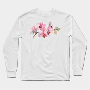 Orchid. Exclusive present. Gift for a friend. Funny art print Long Sleeve T-Shirt